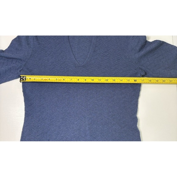 Ecetera Textured Cotton Cashmere Knit Sweater S Neutral Quiet Luxury Minimalist - Picture 8 of 8